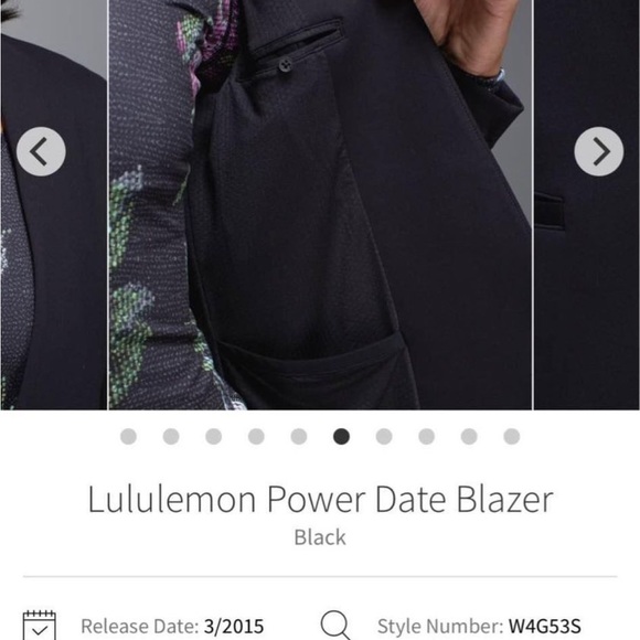 Lululemon power date blazer. Size 8. Like new - Picture 4 of 7